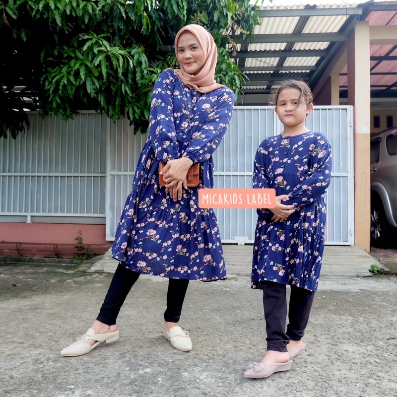 TUNIK COUPLE IBU DAN ANAK RAMPLE SUSUN-2