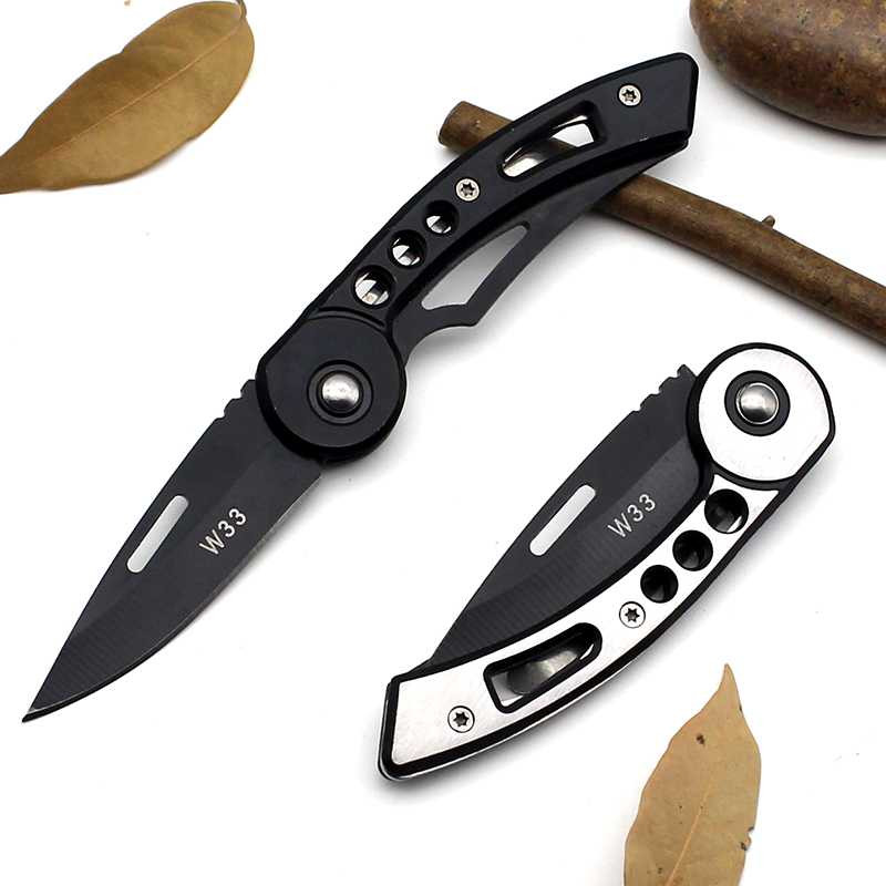 FatihShop KNIFEZER Pisau Saku Lipat Mini Serbaguna Portable Knife Survival - W33