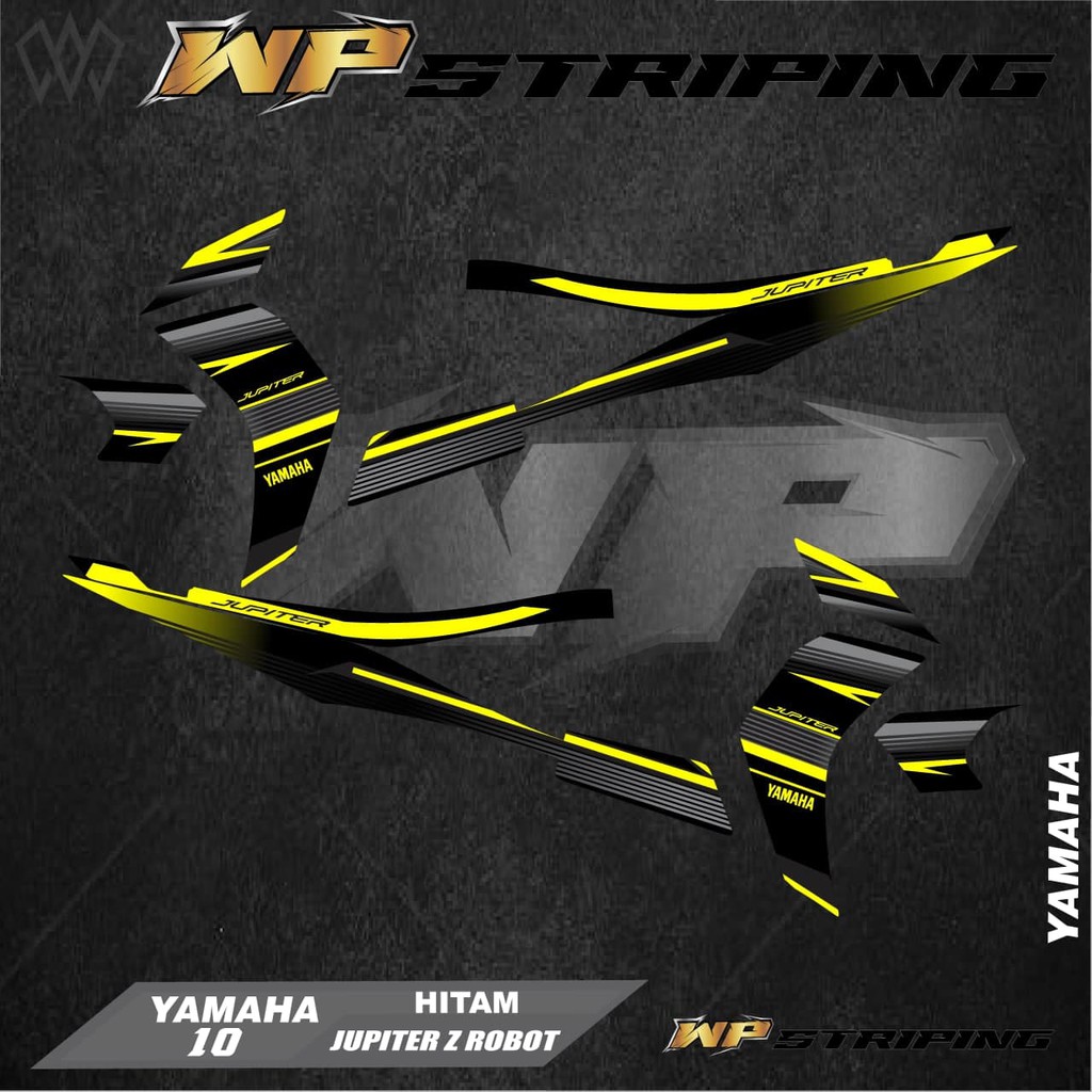 STRIPING JUPITER Z ROBOT 2010 - STIKER VARIASI LIST SKOTLET YAMAHA JUPITER Z ROBOT - 10