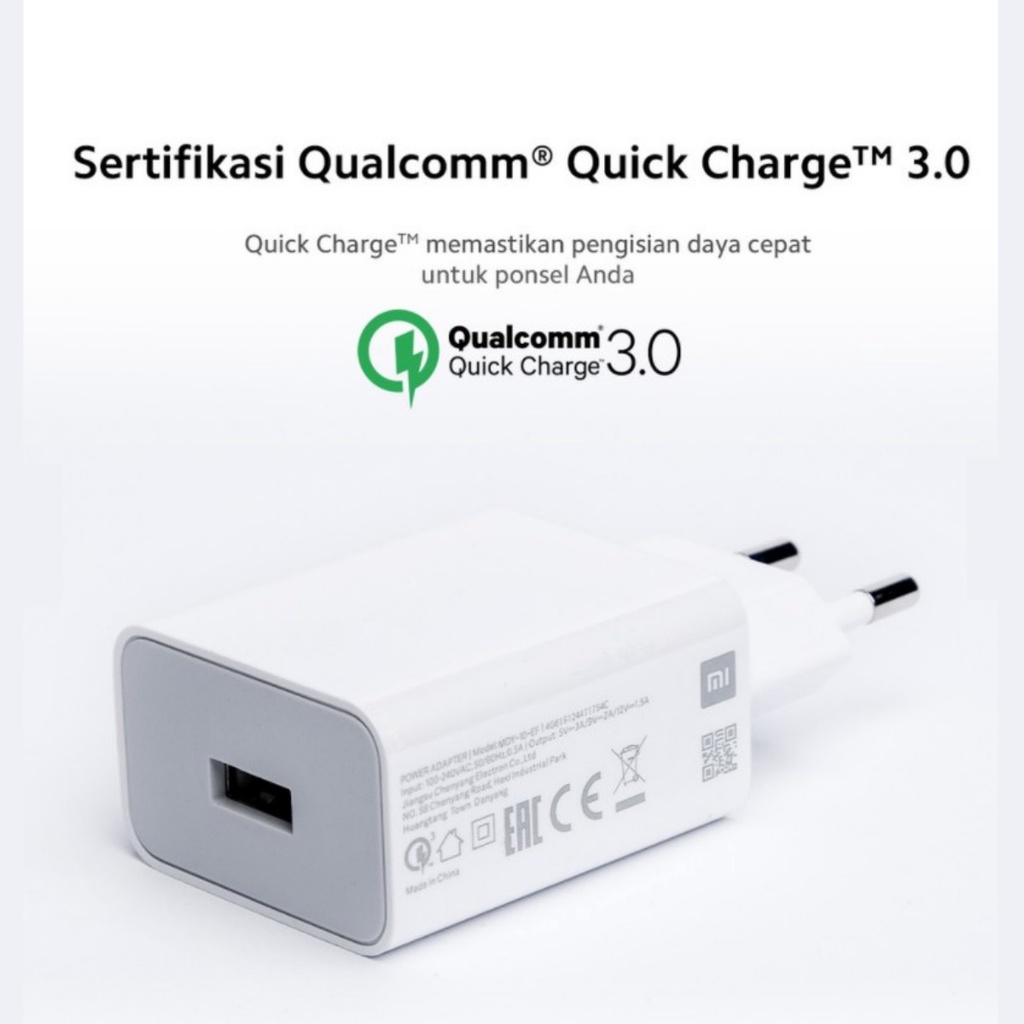 CHARGER XIAOMI ORIGINAL 100% 2A 10 Watt FAST CHARGING