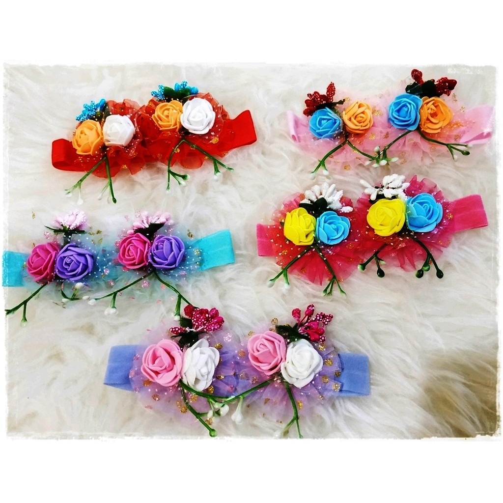 HD02 Headband Bandana Doff Foe 2 Bunga Putik 30cm