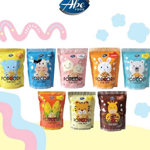 Popcorn Snack Organik Bayi MPASI Abe Food 80gr Cemilan Anak Sehat