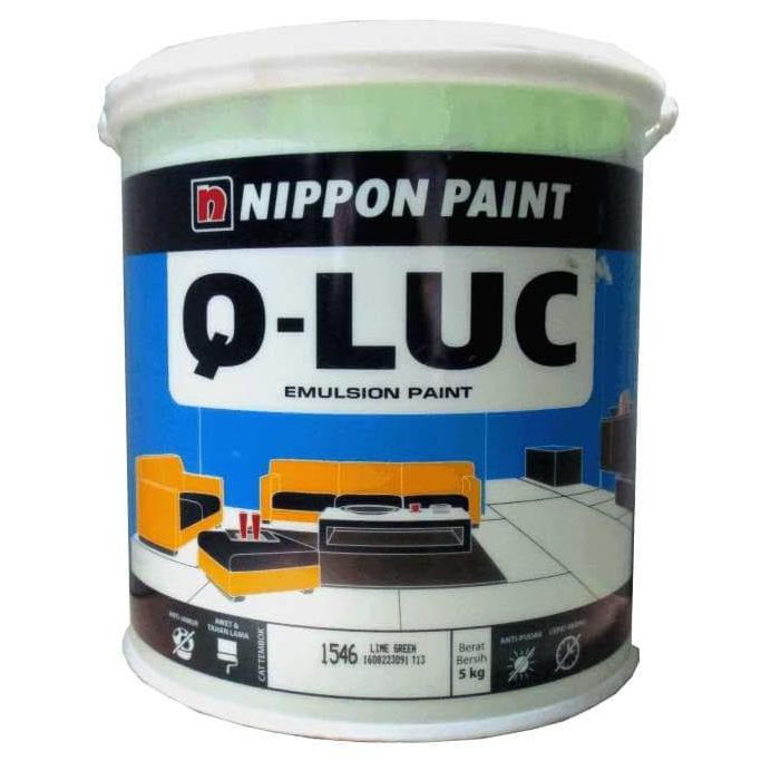 CAT TEMBOK INTERIOR Q-LUC NIPPON PAINT 20KG PALING MURAH