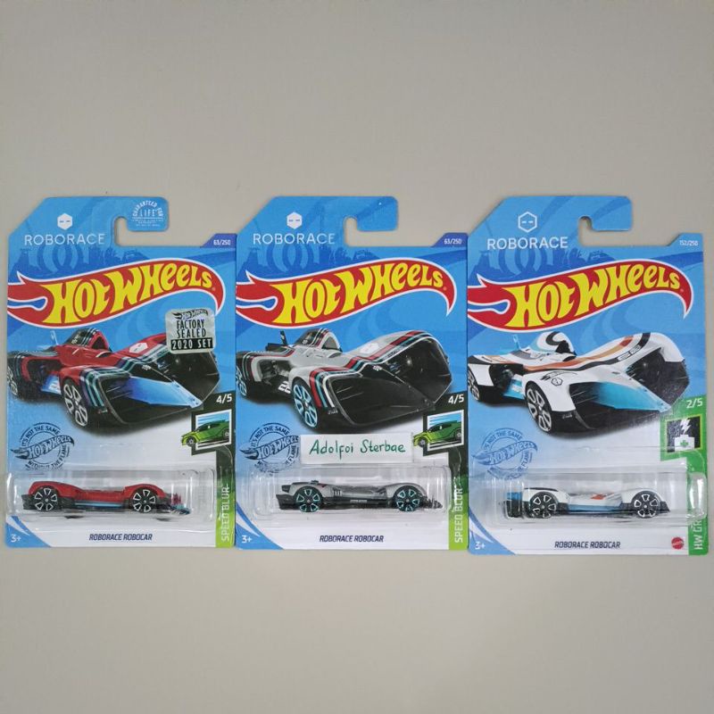 hotwheels hot wheels roborace robocar hw green speed blur factory sealed arrival simon michelin
