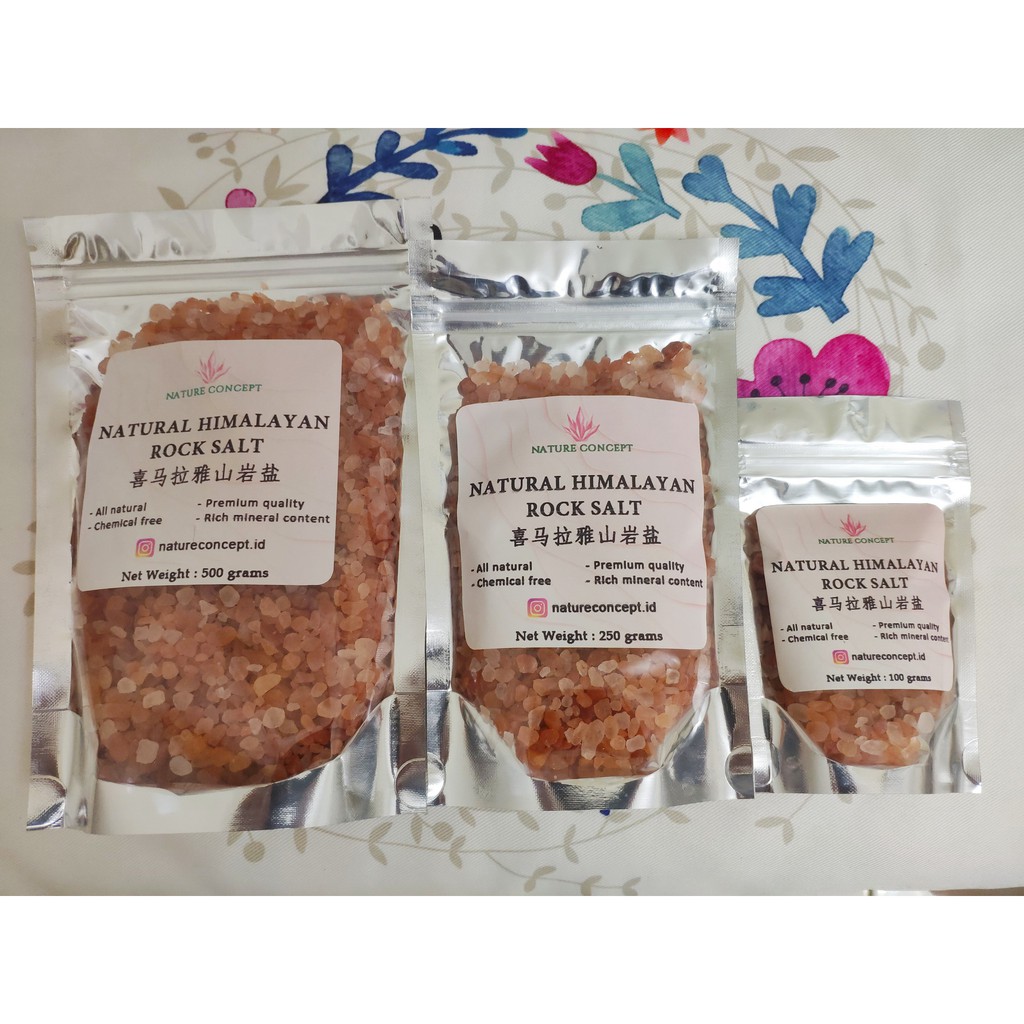 Himalayan High Grade Coarse Salt / Garam Himalaya kasar 500 grams