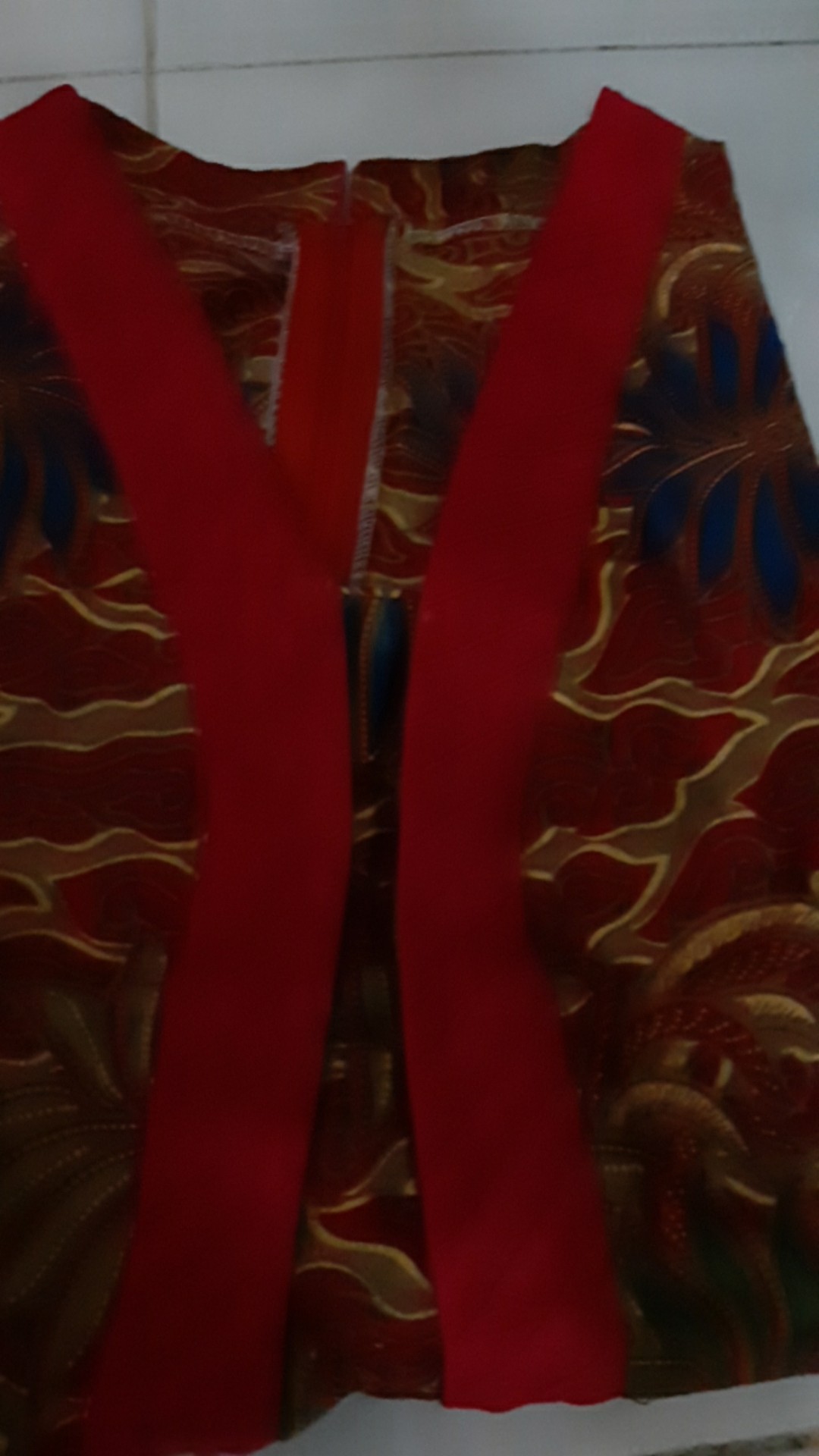 Atasn Blouse Batik Kutubaru Modern - Motif Mega Mendung S-m-l-xl-xxl-3l-4l-5l