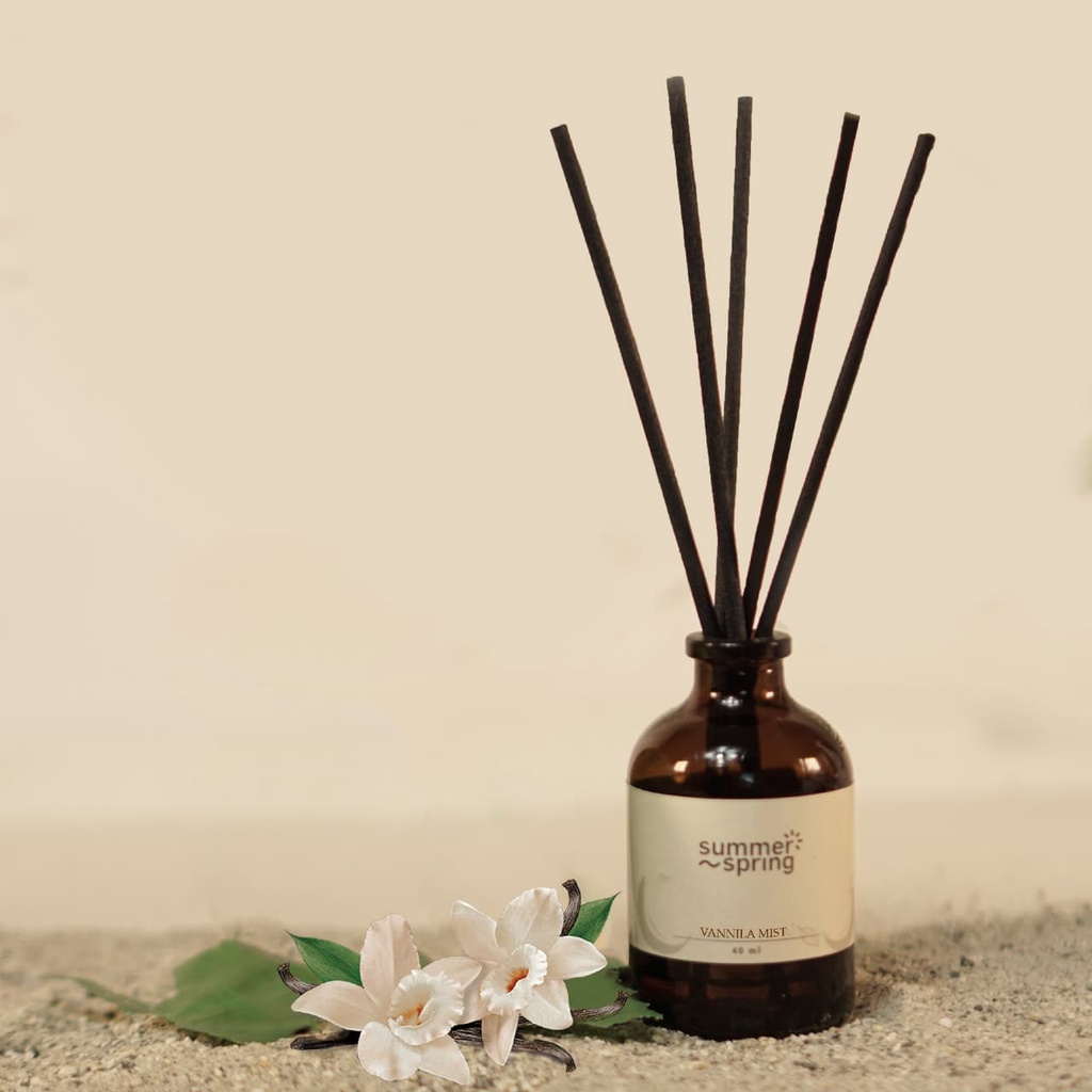 Reed Diffuser Aromatherapy Diffuser Aroma Pengharum Ruangan Pewangi Oil Essential Reed Diffuser Summer Spring 40ml