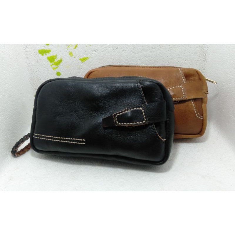hand bag pouch bag kulit hand bag