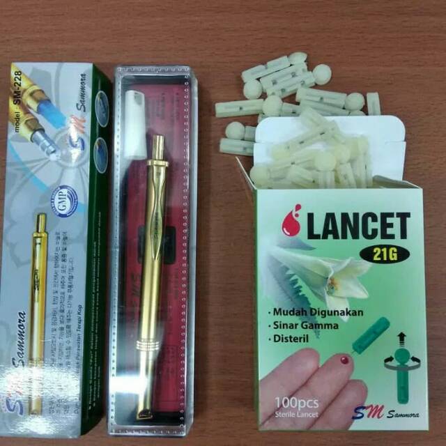 Paket Pen dan Jarum Bekam Samora - Alat Bekam Samora