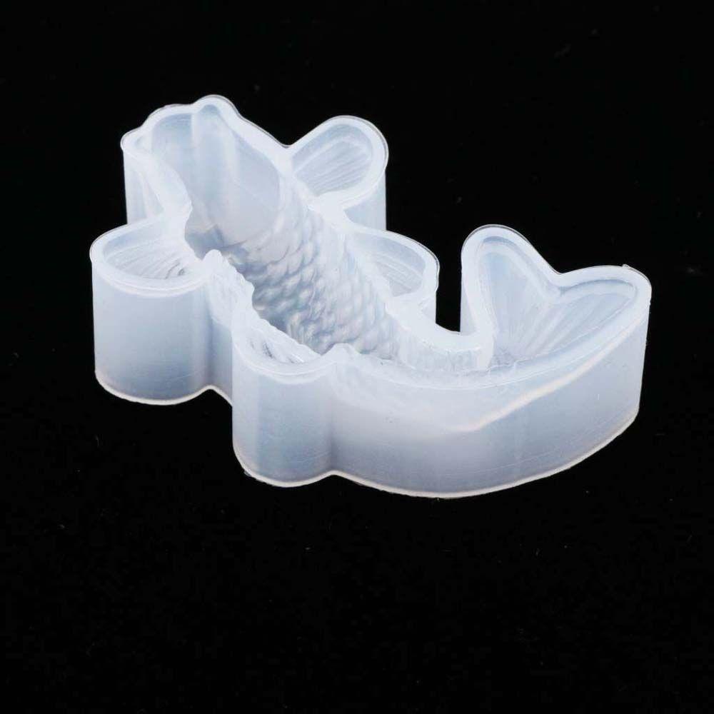 Lanfy Cetakan Resin DIY Silikon Bentuk Ikan Cetakan Perhiasan