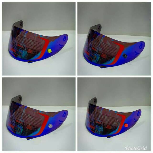 (COD⭐) Paket kaca visor flat Helm full face pnp  + posh- kyt r10/kytrc-7/ kyt k2r iridium dll. Murah