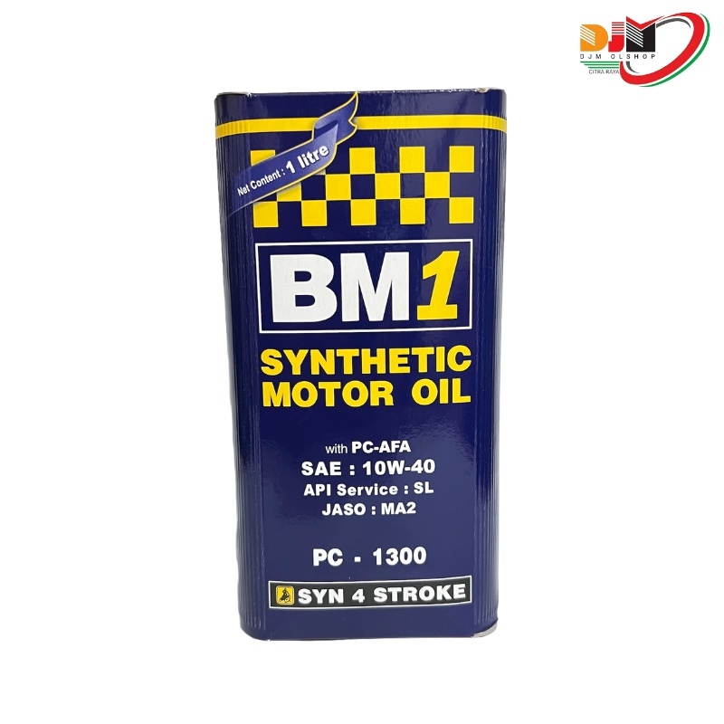 OIL BM1 PC 1300 4T API SL SAE 10W-40 JASO MA2 1L