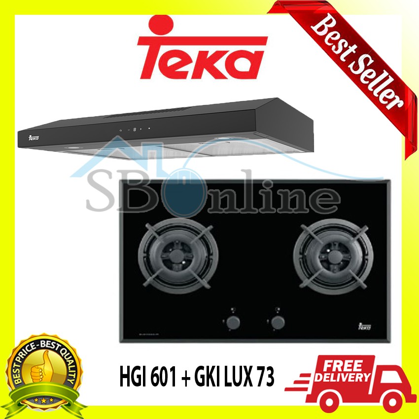 PAKET KOMPOR GAS TANAM TEKA + COOKER HOOD - GKI LUX 73 + HGI 601