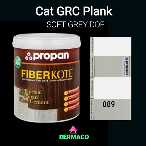 Jual Cat Fiberkote Grc 1 Liter Cat Propan Soft Grey Dof 889 Cat Papan Grc Shopee Indonesia 6412