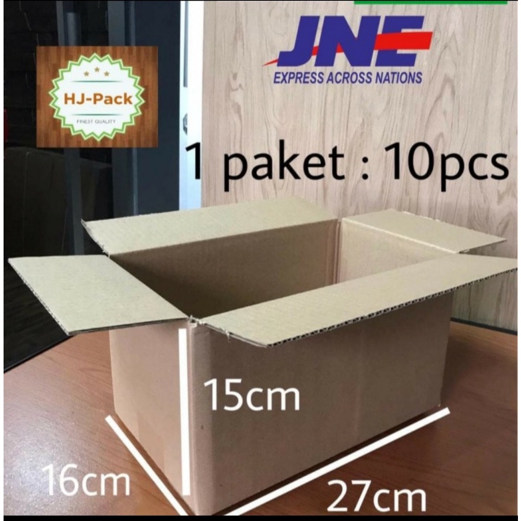 

KARDUS COKLAT POLOS UK 27X16X15CM / KARDUS POLOS SERBAGUNA / KARDUS PACKING MINIMAL ORDER 10PCS