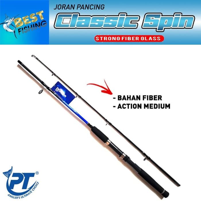 DANAU JORAN PANCING PIONEER CLASSIC SPIN FIBERGLASS 210CM TERBARU