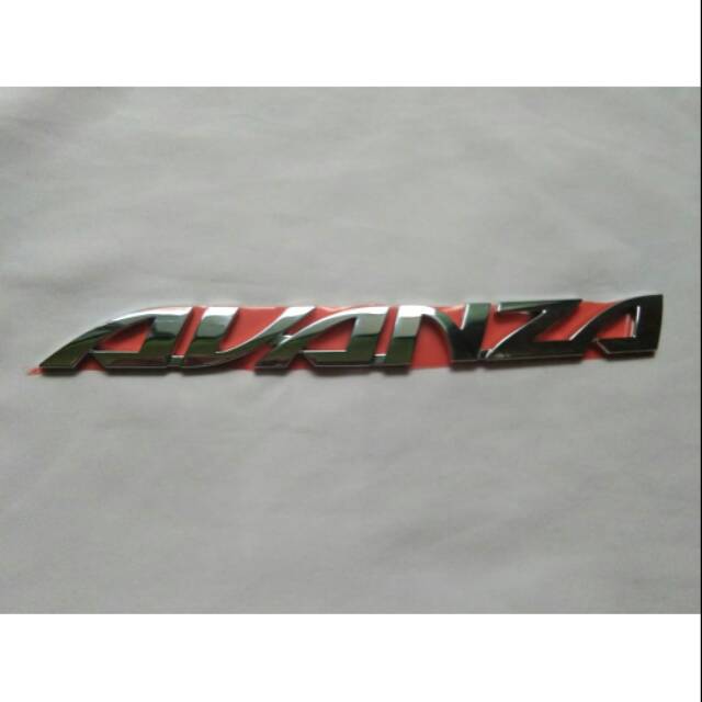 EMBLEM TULISAN AVANZA ORIGINAL chrom