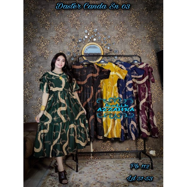 Daster Canda Susun Bahan Rayon Halus Murah