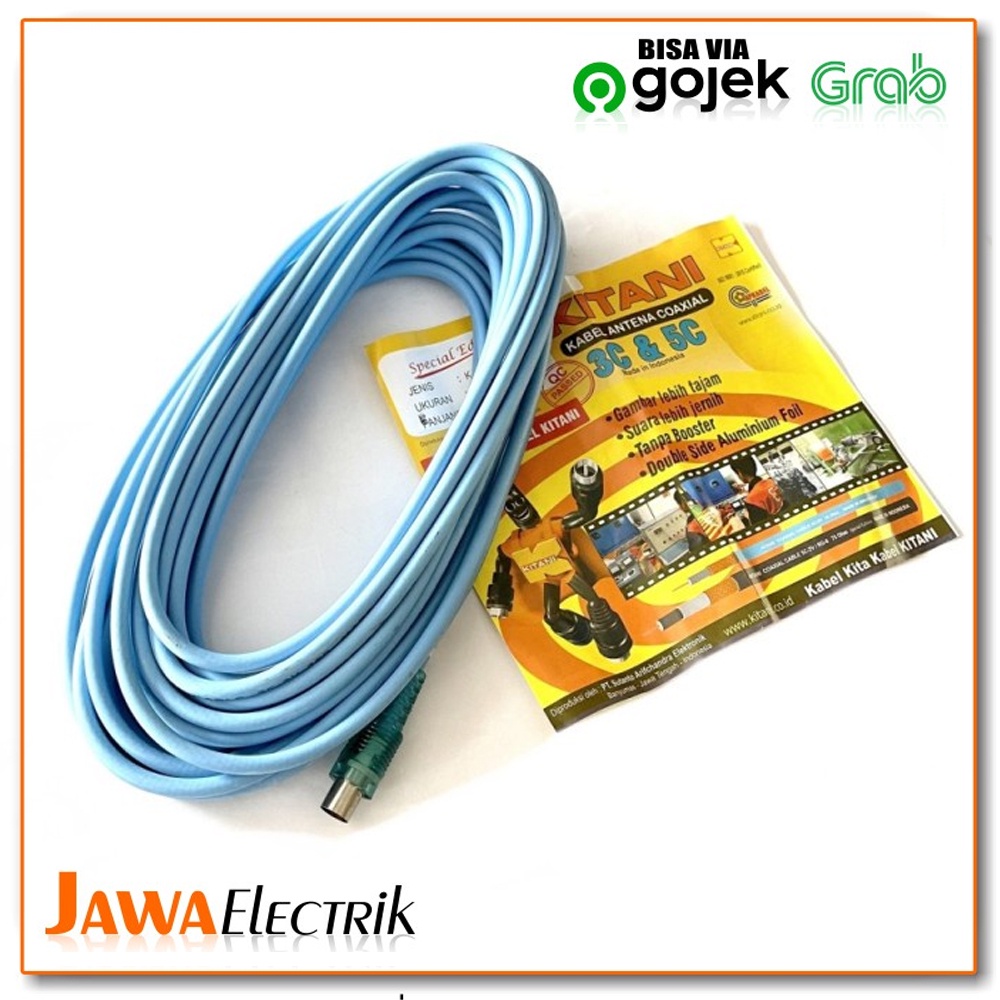 Jual Kabel Antena Kitani Coaxial C Plus Jack Antena Original Kitani