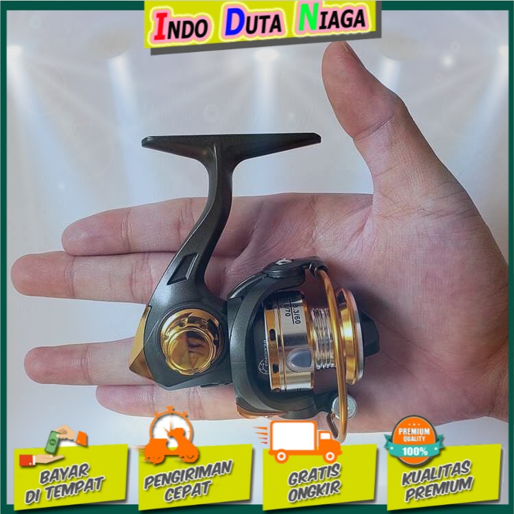 ELENXS Reel Pancing Fishing Reel Kumparan Pancing 5.2:1 - Mini 500