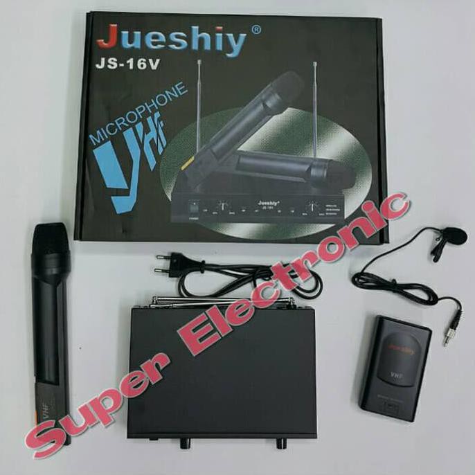 Super Mic Wireless Jueshiy Js 16V Pegang Jepit Sale