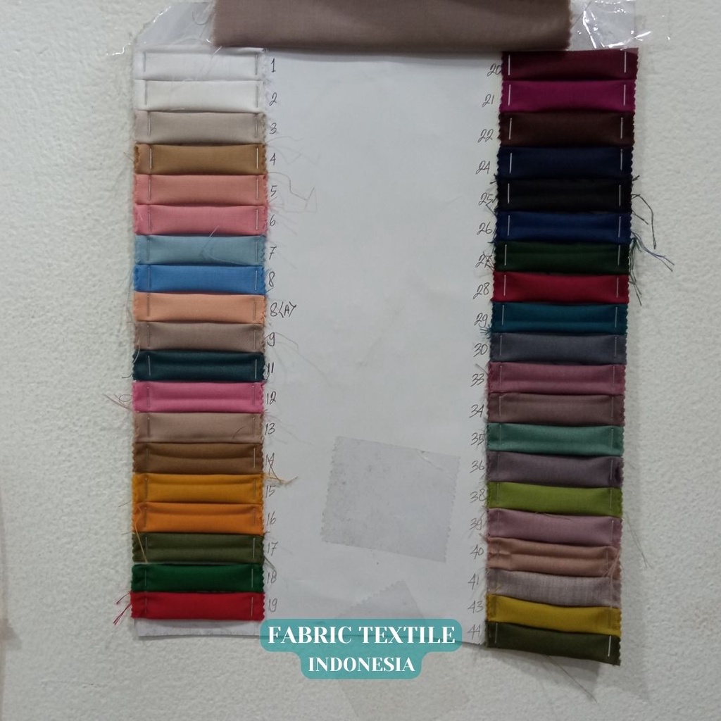 Kain Bahan Toyobo Fodu / Kain Meteran Bahan Gamis / Baju Fashion Wanita Seragam Adem / Kain Toyobo