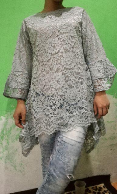 Couple Pinkan Silver/batik/brukat/baju Kondangan