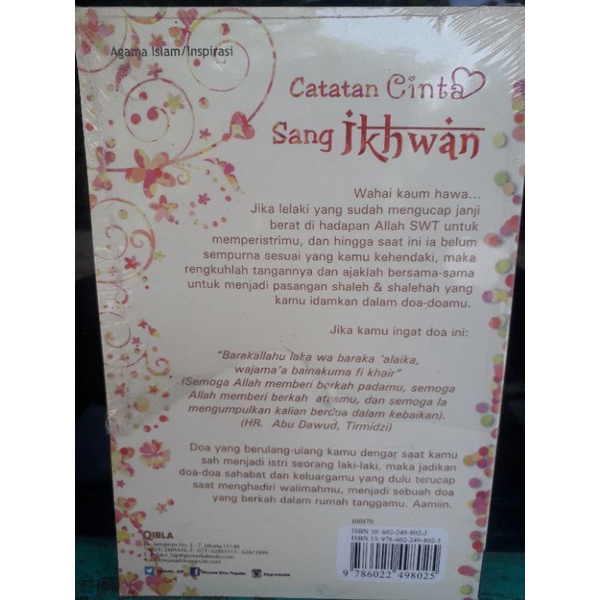 buku qibla catatan cinta sang ikhwan