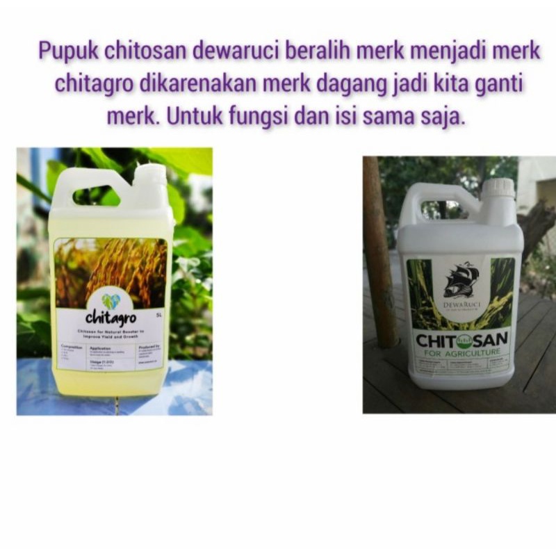 Pupuk Organik Chitosan Chitagro 5 Liter