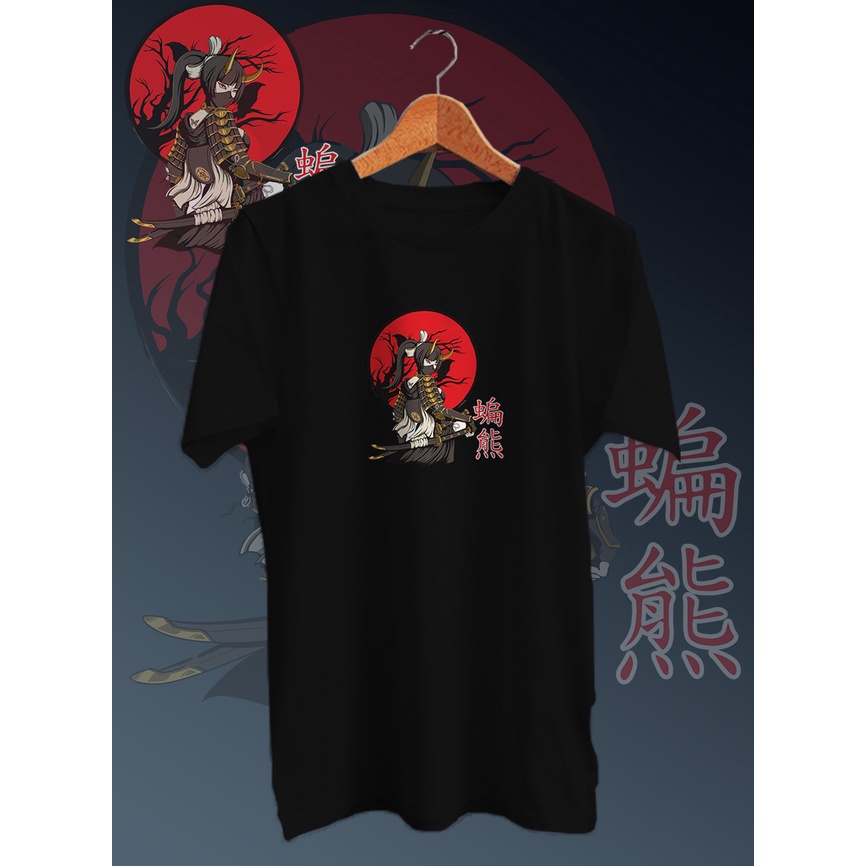 KAOS DISTRO PRIA COTTON COMBED PE 30S DEPAN /TSHIRT GAMBAR DIGITAL FULLPRINT SAMURAI MOON RAD NECK/LENGAN PENDEK