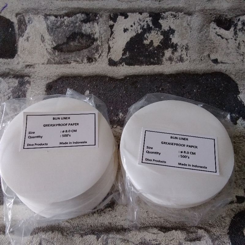

Kertas Bakpau - Greaseproof Paper Size 8.0 cm 500pcs