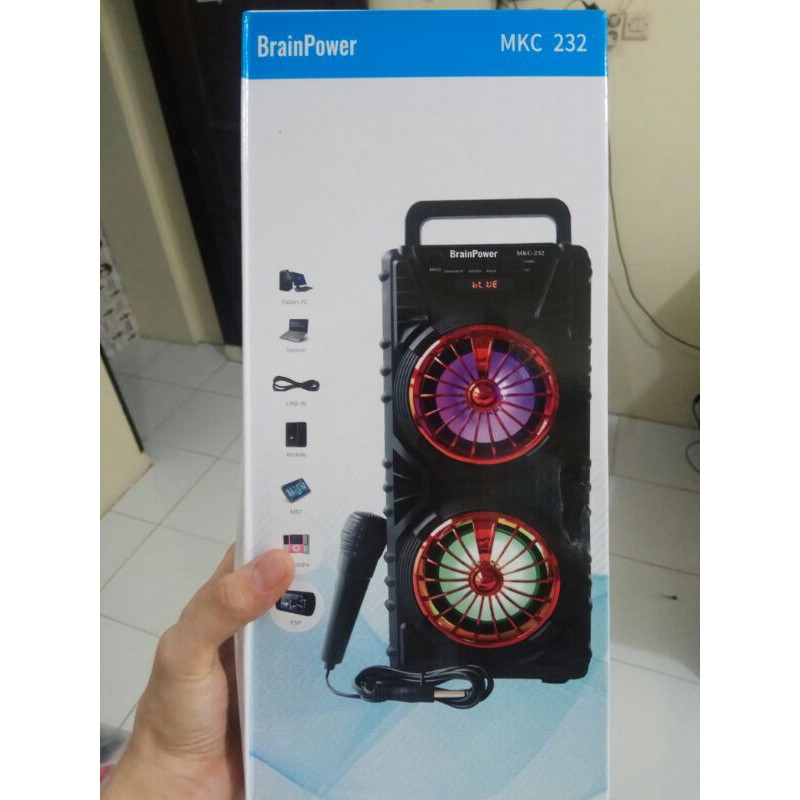 [EXTRA BASS] SPEAKER BLUETOOTH PORTABLE / SPEAKER + MIC BS-232 / SPEAKER BLUETOOTH PORTABLE FREE MIC