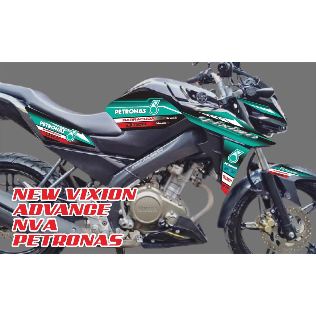 Stiker motor New Vixion Advance NVA petronas