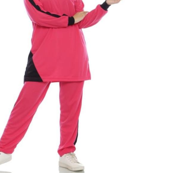 ✱ Setelan Olahraga Senam wanita model Tunik Muslim Terbaru ℮