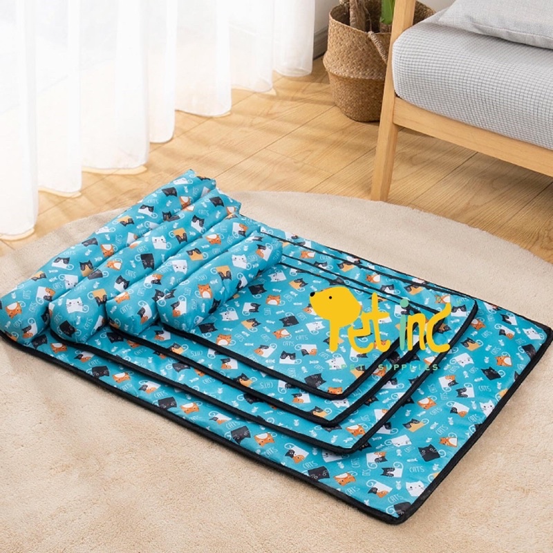 Waterproof pawpaw land pet bed with pillow