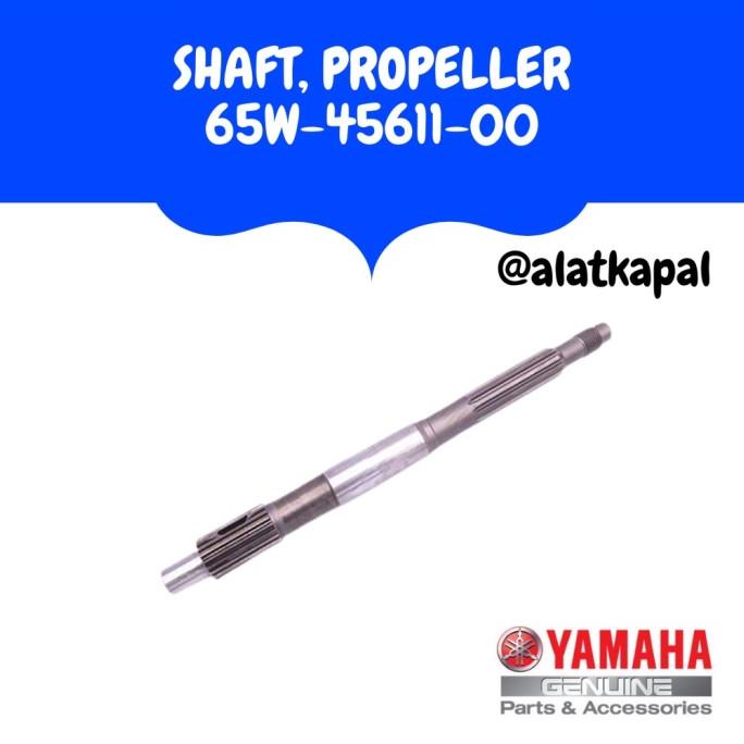 Shaft Propeller 65W-45611-00 Untuk Mesin Tempel Yamaha 25Pk - 30Pk