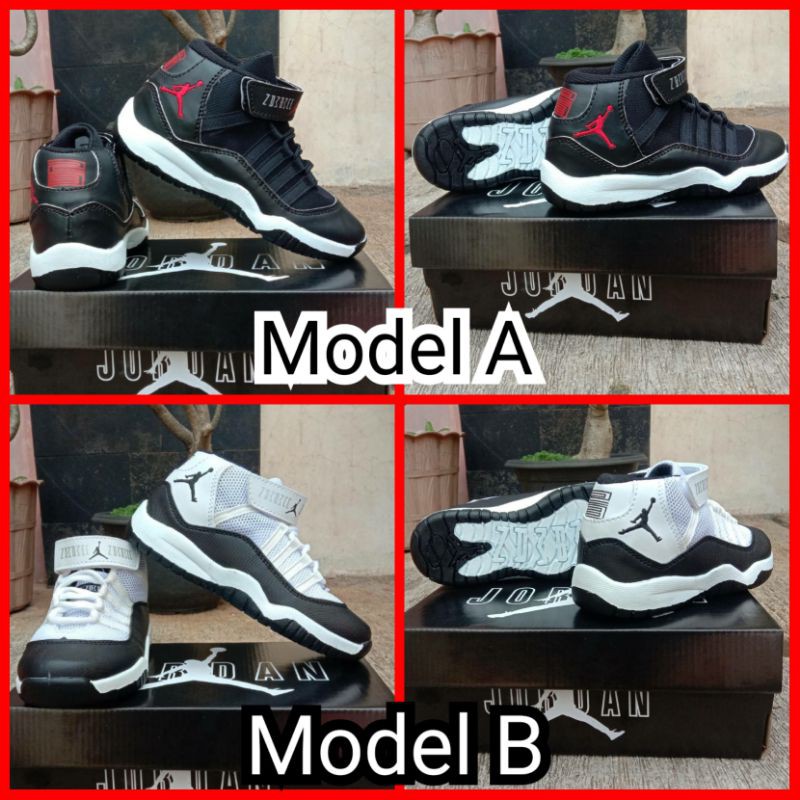 Sepatu Anak Sneaker Casual Fashion Laki-Laki Nike Jordan 11 Import Premuim Quality