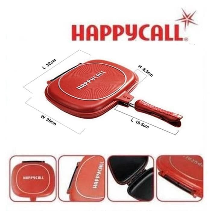 BELLA - HAPPY CALL DOUBLE PAN JUMBO 32 CM WAJAN HAPPYCALL