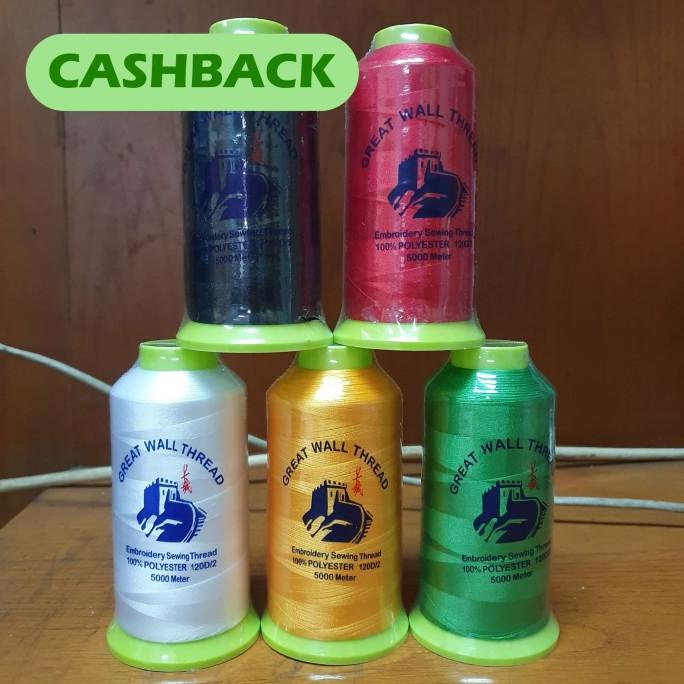 Benang Bordir Polyester Great Wall