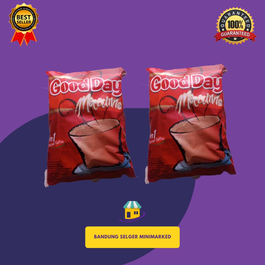 

GOOD DAY MOCACINNO 3 IN ONE INSTANT COFFEE ISI 50 PCS