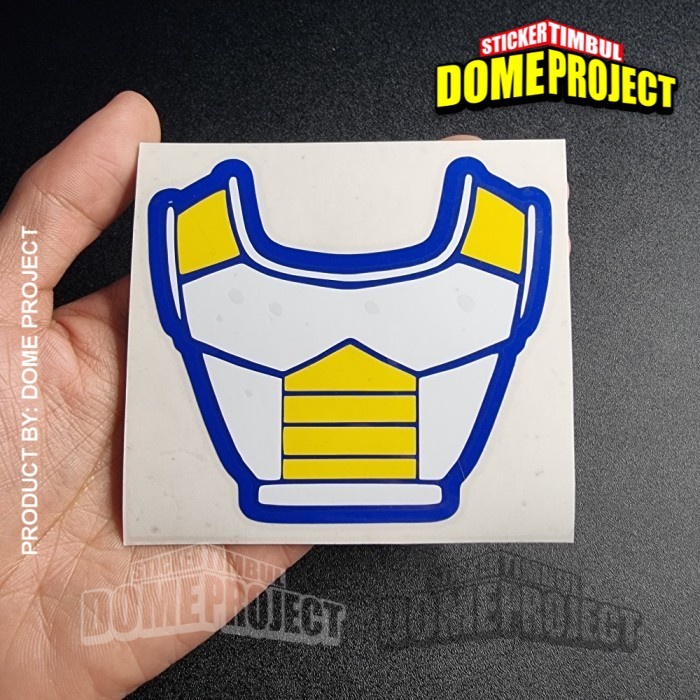 VEGETA SAIYAN FORM STIKER CUTTING DECAL HELM MOTOR KACA MOBIL LOGO STICKER AESTHETIC DEKORASI OTOMOTIF