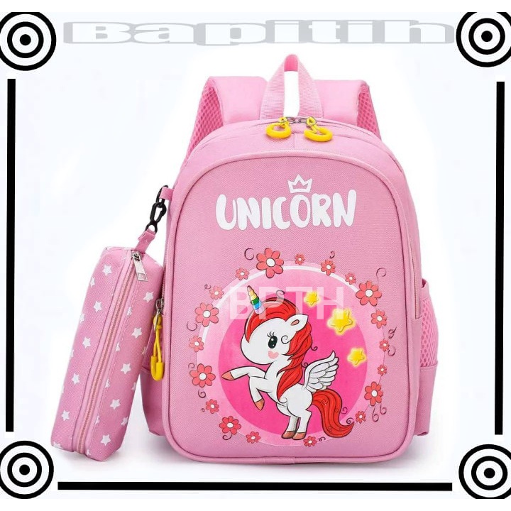 BPT/ Unicorn - Tas Anak Sekolah Perempuan SD/TK murah Tas Sekolah Ransel Tas Anak Perempuan new terbaru terlaris backpack tas