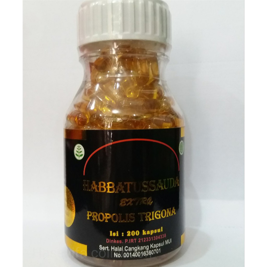 Minyak Habbatussauda Habbasy Oil 7 in1 propolis trigona 200 kapsul