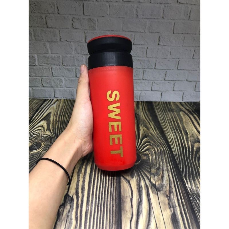 BOTOL MINUM KACA SWEET 500ml / BOTOL SOUVENIR