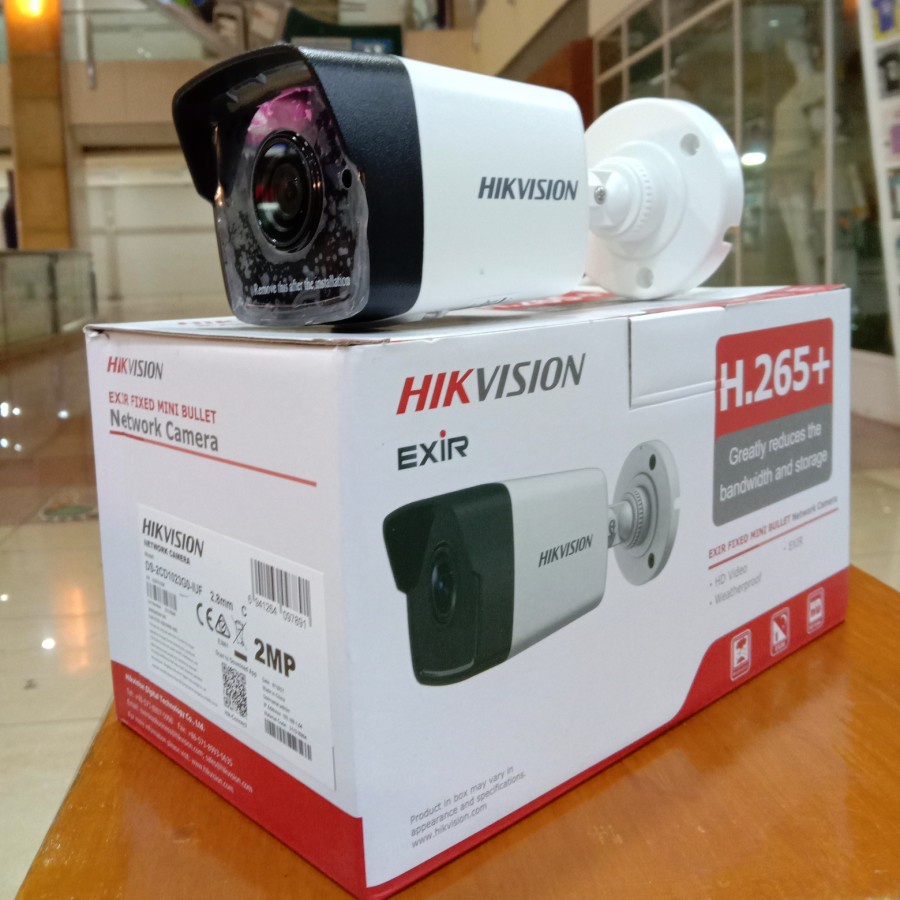 Kamera Cctv Hikvision 2mp DS-2CD1023G0-IUF Built in Mic Original