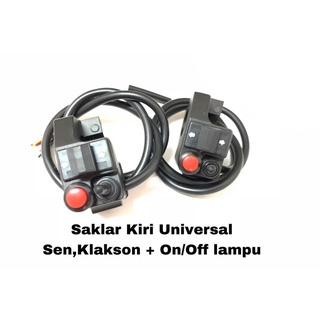 SAKLAR KIRI VARIASI SEIN SEN KLAKSON + ON/OFF LAMPU UNIVERSAL