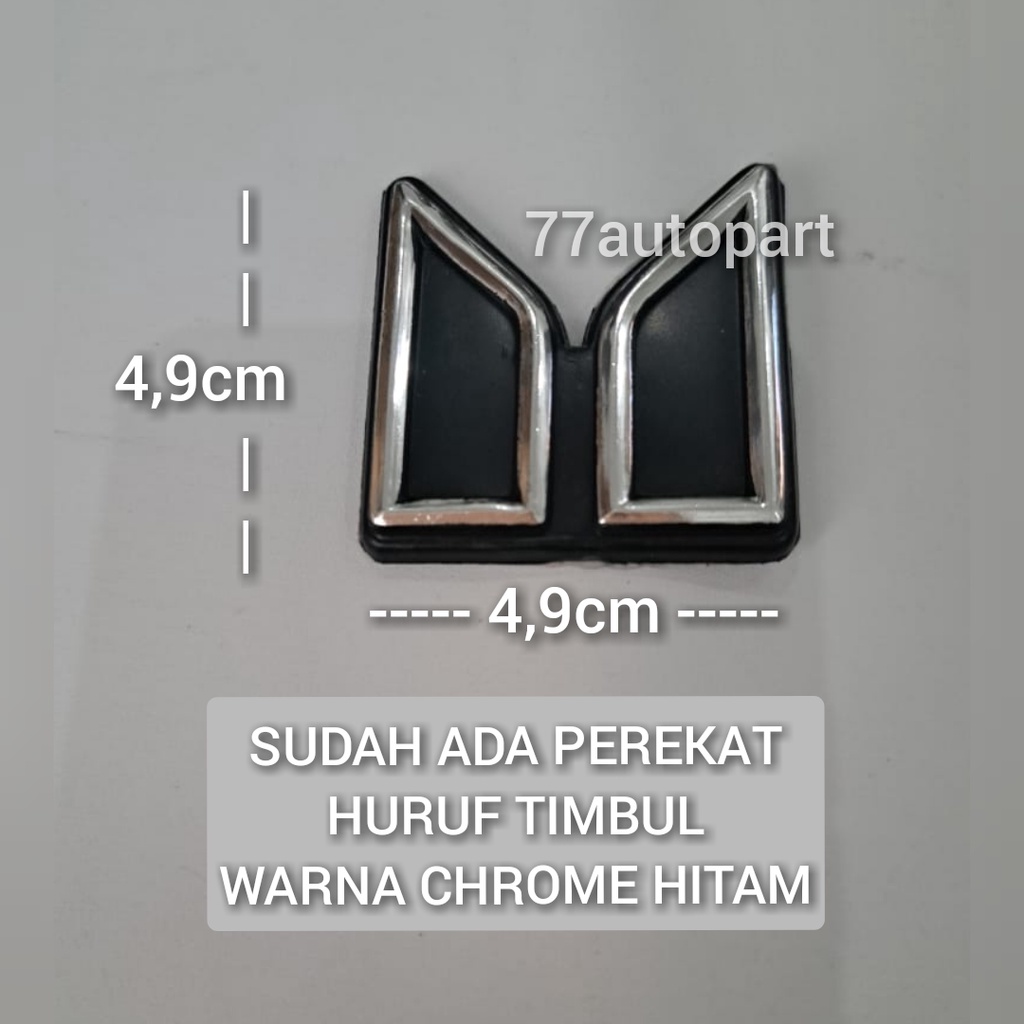 emblem logo M untuk isuzu panther tulisan m panther