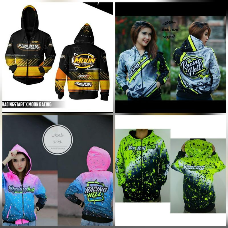 JAKET RACING MOON JAKET RACING HELL JAKET RACING STAR