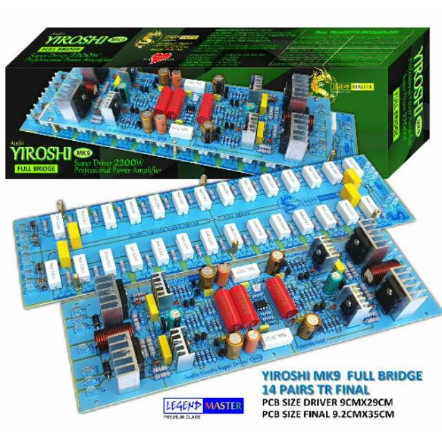 POWER YIROSHI MK9 2200W FULL BRIDGE - TR
