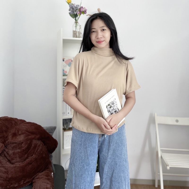 Eclat Turtleneck Knitt Shirt 4A